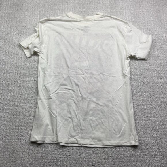 NEW The Rolling Stones Band T-Shirt Wom Sz XS White Off-White Tattoo Graphic - Picture 11 of 15